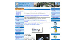 Desktop Screenshot of comune.borghettodarroscia.im.it